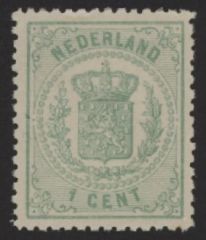 Frankeerzegel Nederland NVPH nr.15B postfris met certificaat Vleeming