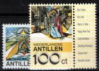 Frankeerzegels Ned.Antillen Nvph nrs.1020-1021 POSTFRIS