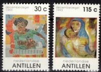 Frankeerzegels Ned.Antillen Nvph nrs.1046-1047 POSTFRIS
