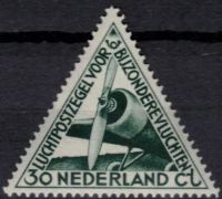 Luchtpostzegel Nederland Nvph nr.10 POSTFRIS