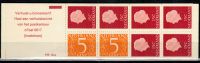 Postzegelboekje 1964-2007 Nederland nr.PB 10a tel met snijlijn 8mm