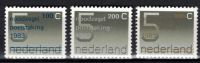 Frankeerzegel met opdrukken op Nvph nr.1108: Noodzegel Poststaking 1983. (100-200-300c) POSTFRIS  Attest H.Vleeming. Particulier maakwerk!