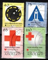 Frankeerzegels Ned.Antillen Nvph nrs.1141-1144 GEBRUIKT