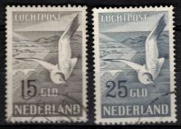 Luchtpost Nederland Nvph nrs. LP 12-13 (Zeemeeuw) GEBRUIKT