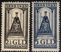 Frankeerzegels Nederland Nvph nrs.130-131 POSTFRIS Certificaten Nvph