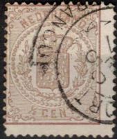 Frankeerzegel Nederland Nvph nr.13 gestempeld