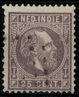 Frankeerzegel Ned.Indie Nvph nr.13.Gestempeld