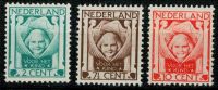Frankeerzegels Nederland Nvph nrs.141-143 postfris met originele gom