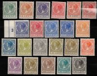 Frankeerzegels Nederland Nvph nrs.177-198 postfris met originele gom. Cert.H.Vleeming 