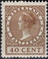 Frankeerzegel Nederland Nvph nr.196B POSTFRIS