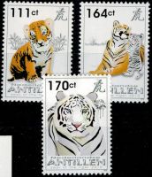 Frankeerzegels Ned.Antillen Nvph nr.1987-1989 Postfris