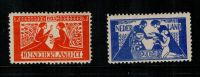 Frankeerzegels Nederland NVPH nrs. 134-135 ongebruikt