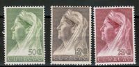 Frankeerzegels Curacao NVPH nrs. 135-137 postfris