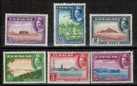 Frankeerzegels Curacao NVPH nrs. 158-163 postfris