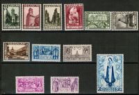 Frankeerzegels België OBP  nrs. 363-374 ongebruikt 