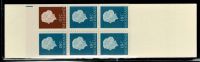 Postzegelboekje Nederland NVPH PB nr. 3yW met registerstreep blauw smal