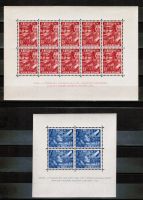 Frankeerzegels Nederland Nvph nrs. 402b-403b (Legioenblokken) postfris met originele gom