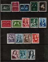 Frankeerzegels Nederland Nvph nrs.405-421 postfris met originele gom