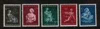 Frankeerzegels Nederland NVPH nrs.423-427 postfris met originele gom