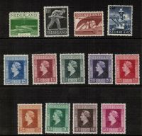 Frankeerzegels Nederland Nvph nrs.428-442 postfris met originel gom