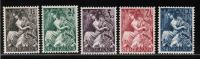 Frankeerzegels Nederland Nvph nrs.449-453 postfris met originele gom
