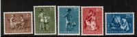 Frankeerzegels Nederland NVPH nrs. 649-653 postfris