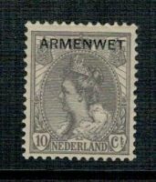Dienstzegel Nederland Nvph nr.7 POSTFRIS met befund