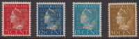 Dienstzegels Nederland NVPH nrs. D16-D19 postfris