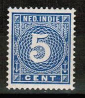 Frankeerzegels Ned.Indië NVPH nr. 22D postfris