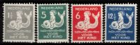 Frankeerzegel Nederland NVPH nrs. 225-228 ongebruikt
