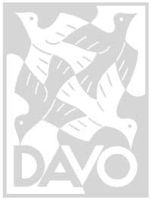 DAVO Nero stroken Nederland maat 25 x 36