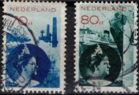Frankeerzegels Nederland nvph nr.236-237 gestempeld