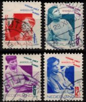 Frankeerzegels Nederland Nvph nrs.240-243 Gestempeld