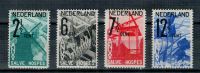 Frankeerzegels Nederland Nvph nrs.244-247 postfris met originele gom.