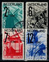 Frankeerzegels Nederland Nvph nrs. 244-247 Gestempeld