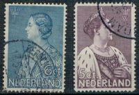 Frankeerzegels Nederland NVPH nrs. 265-266 gestempeld