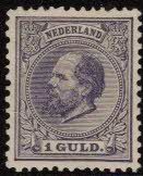 Frankeerzegel Nederland NVPH nr. 28H ongebruikt
