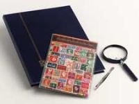 Postzegelpakket Nederland voor 1960 (100) incl. insteekboek, pincet en loupe