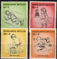 Frankeerzegels Ned.Antillen Nvph nr.318-321 POSTFRIS