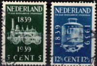 Frankeerzegels Nederland NVPH nrs. 325-326 gestempeld