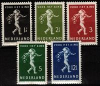 Frankeerzegels Nederland Nvph nr.327-331 ONGEBRUIKT