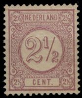 Frankeerzegel Nederland Nvph nr.33F POSTFRIS met cert.H.Vleeming