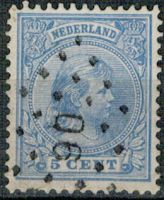 Frankeerzegel Nederland Nvph nr.35 Gestempeld
