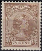 Frankeerzegel Nederland Nvph nr.36 Postfris