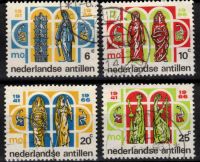 Frankeerzegels Ned.Antillen Nvph nrs.372-375 GEBRUIKT