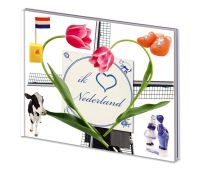 Boek Ik hou van Nederland (met klemstroken)