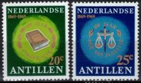 Frankeerzegels Ned.Antillen Nvph nrs.408-409 POSTFRIS