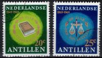 Frankeerzegels Ned.Antillen Nvph nrs.408-409 GEBRUIKT