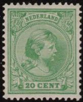 Frankeerzegel Nederland NVPH nr. 40d postfris met Vleeming certificaat