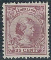 Frankeerzegel Nederland NVPH nr. 42 postfris met certificaat Vleeming